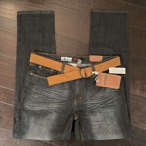 Urban Pipeline low rise skinny dark wash denim jeans NWT 36/34